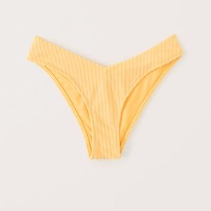 ABERCROMBIE TERRY HIGH LEG CHEEKY BOTTOMS